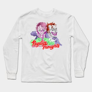 JOKER NEGATIVE THOUGH Long Sleeve T-Shirt